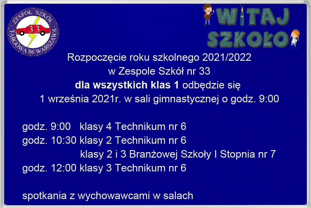 rozpoczecie roku szkolnego