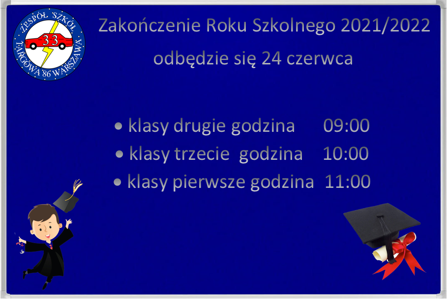 zakonczenie roku szkolnego
