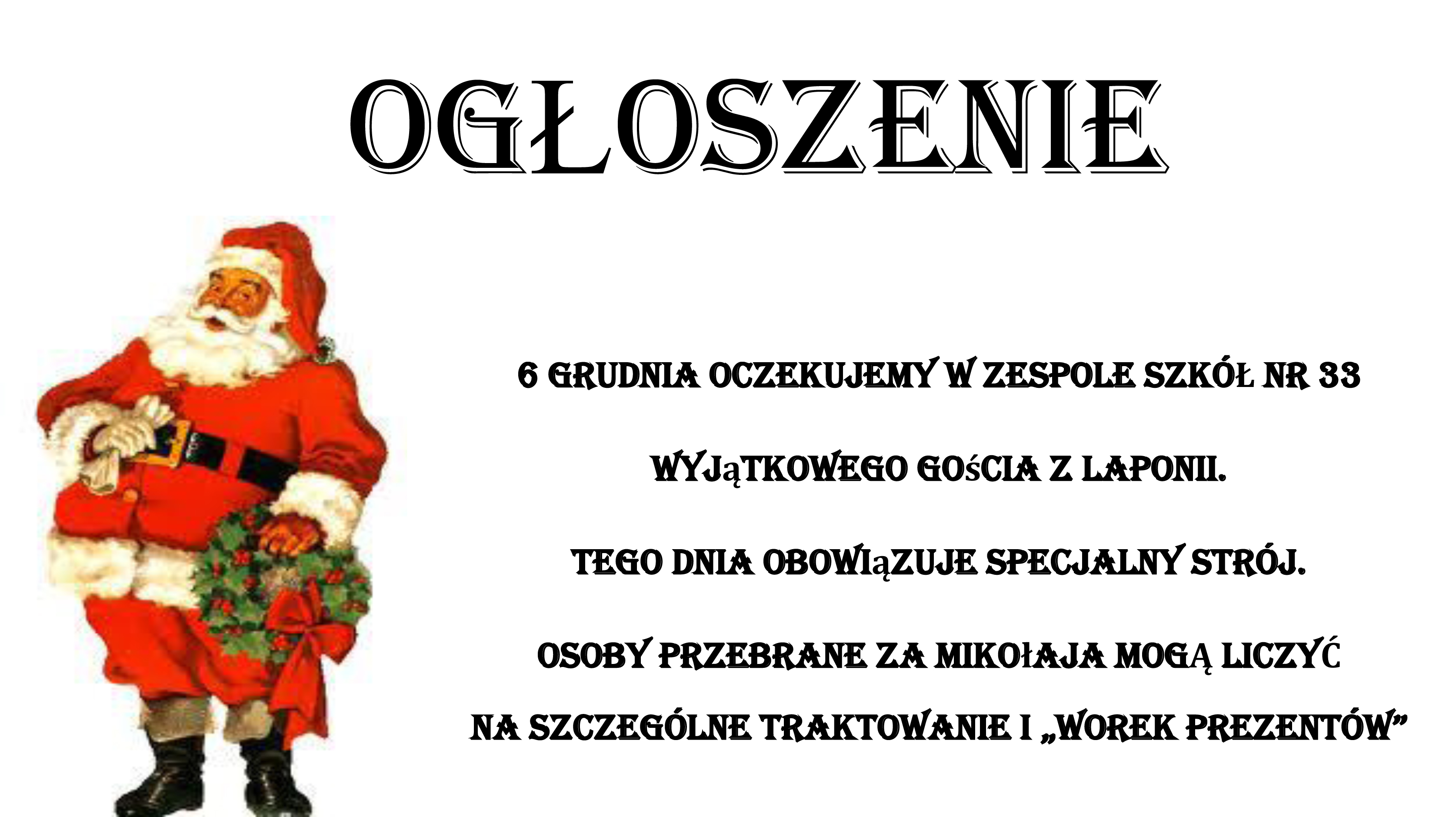 Ogoszenie od Mikolaja