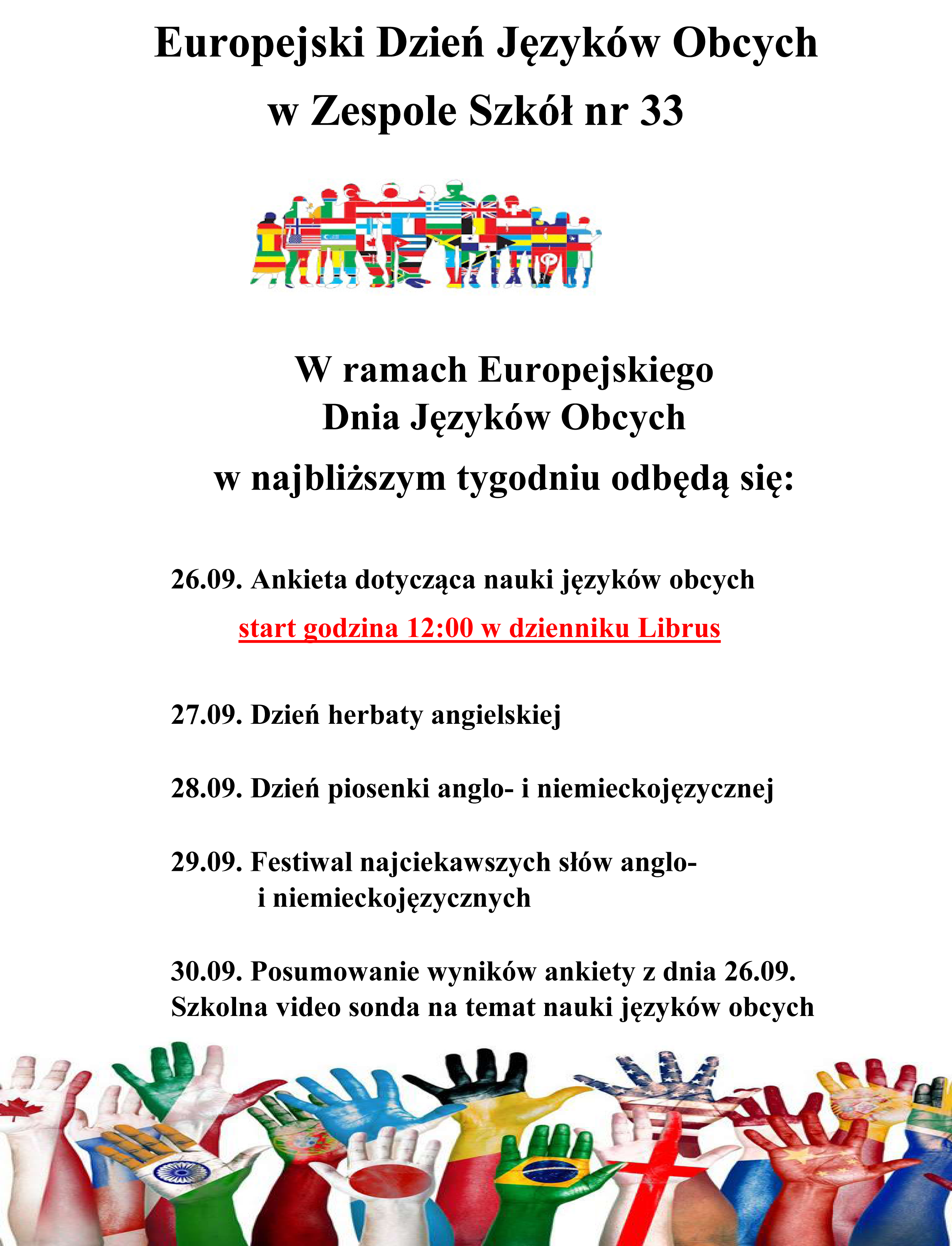 plakat dzien jezykow obcych