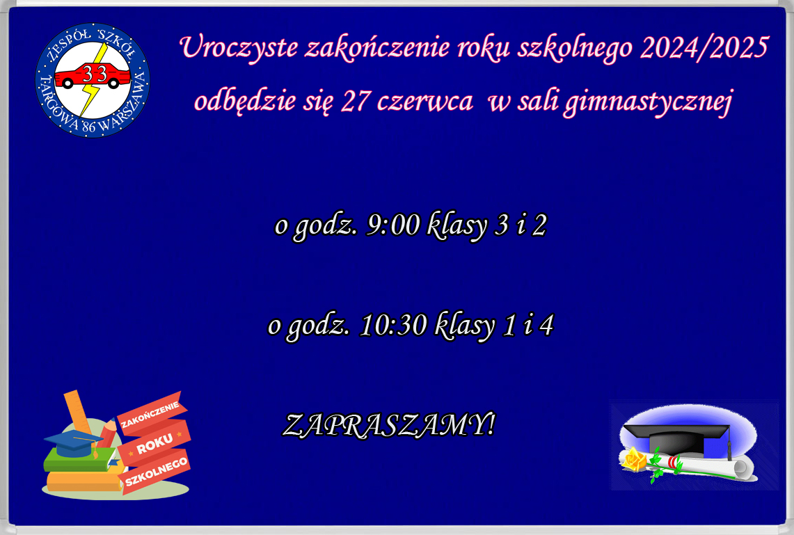 ZAKONCZENIE ROKU KL 24 25
