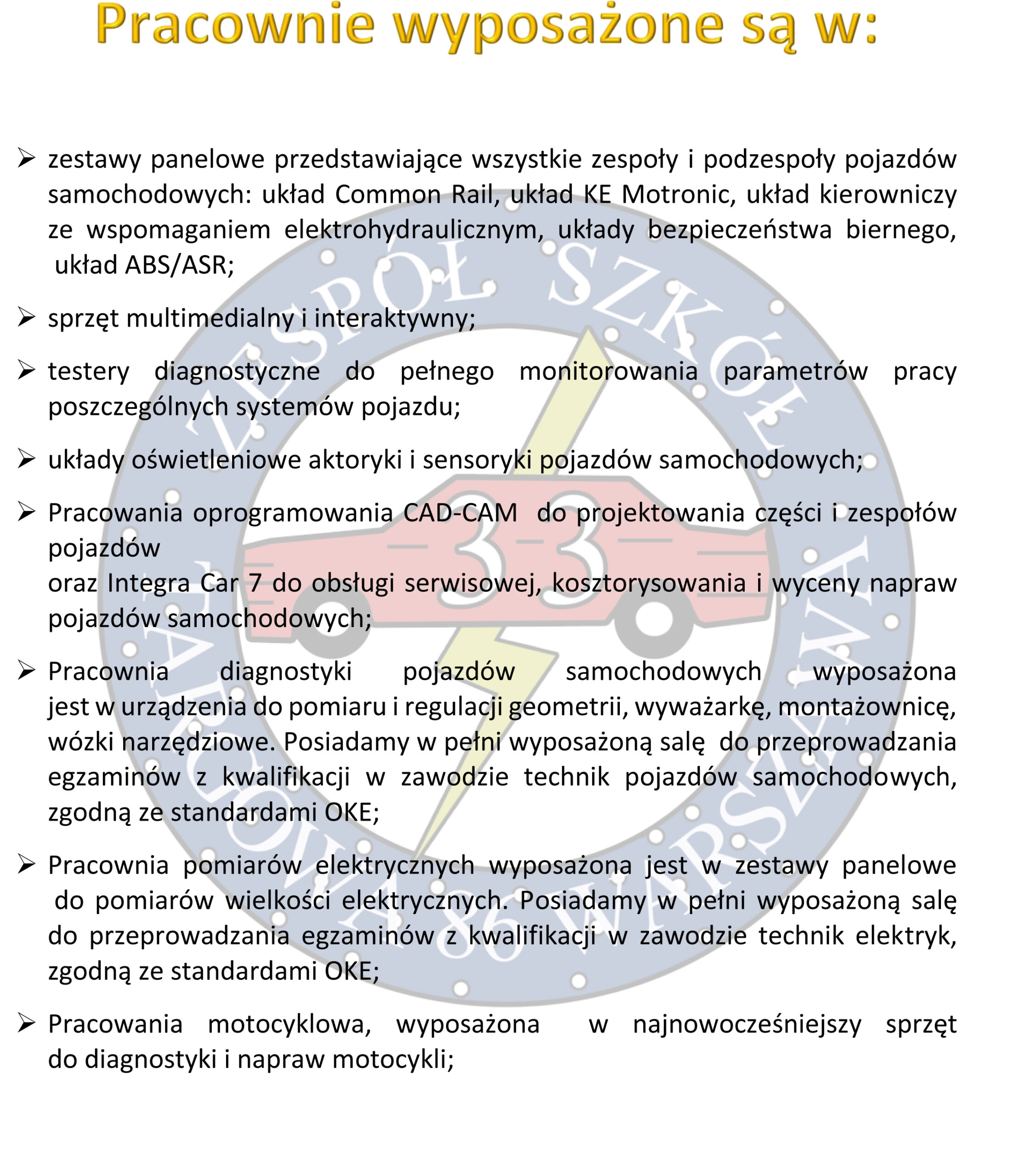 Pracownie wyposazone sa w scaled