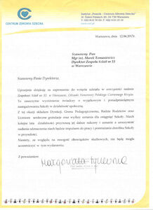 podziękowania centrum zdrowia dziecka 744x1024